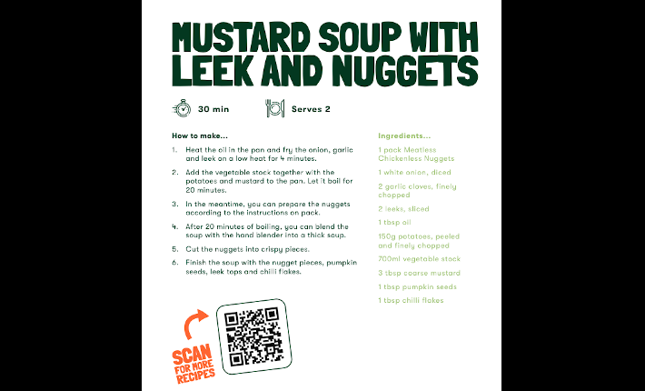Meatless Farm - recipe Mustard Soup