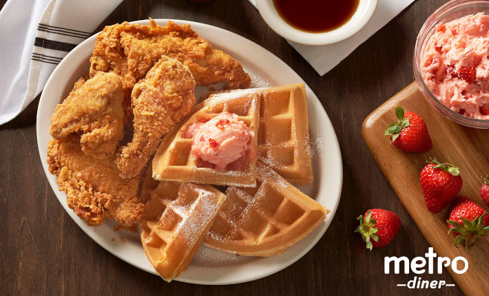 Metro Diner celebrates National Fried Chicken & Waffle Day on August 8