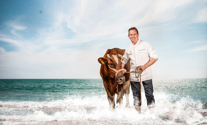 Chef Michel van Riswijk van restaurant De Bloemenbeek - Twente aan Zee