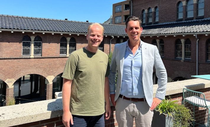Michiel de Vor from RUNNR ai and Wouter Visser General Manager of The Anthony Utrecht