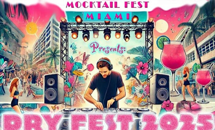 Mocktail Fest Miami's 'Dry Fest' will take place on January 10