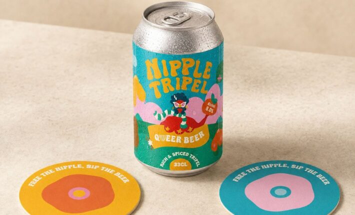 Nipple Tripel by Queer Beer - design by agency Studio Sonsuz