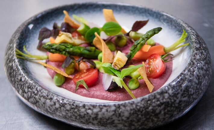 Novotel introduces 'Longevity Everyday' - Beetroot hummus by chef Ramos Novotel Monte Carlo - credits Novotel Accor