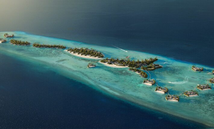 Nobu Hospitality to launch Nobu Hotel, Restaurant and exclusive private island residences in the Maldives - rendering