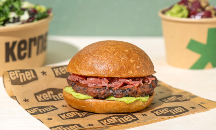 New plant-based fast food restaurant Kernel opened in NYC - credits Evan Sung