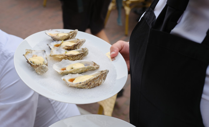 Oysters at Café Visscher in Leiden - credits Arjen Poort of Today's Brew