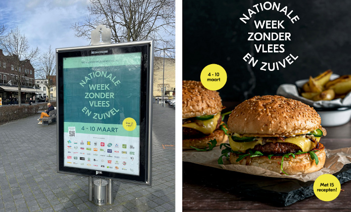 Participation of the National Week Without Meat & Dairy up to 2,8 million participants