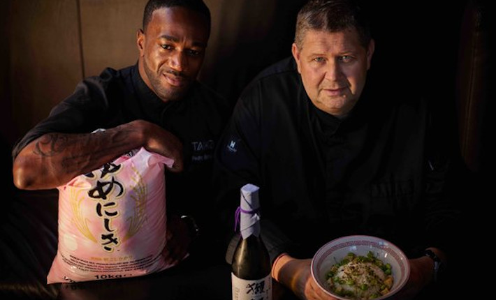 Pedro Banzuzi (Chef de Cuisine), & Schilo van Coevorden (Executive Chef) - Taiko Cuisine