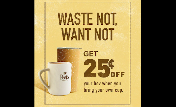 Peet's Coffee - Waste Not - Want Not