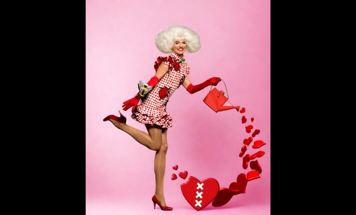 Roze Dolly Eberhardjes - credits Piek - beeldbewerking Sticky pixels