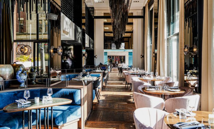 Restaurant BlueBlood in the Hilton The Hague