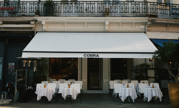Restaurant COBRA opened at the Leopoldplaats in Antwerp