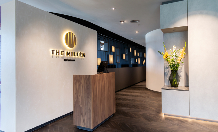Restaurant The Millèn in het Marriott Hotel Rotterdam