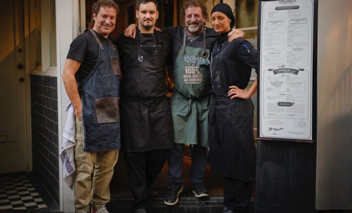 The team of Sagardi Amsterdam - enjoy the Basque Cuisine - credits Rinze Vegelien