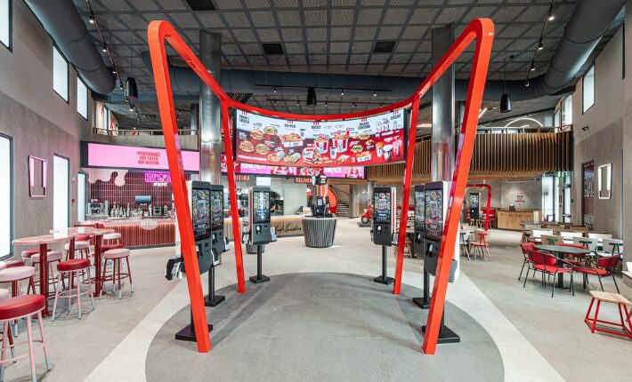 In September 2025, Kentucky Fried Chicken opened its first Italian flagship store in Rome