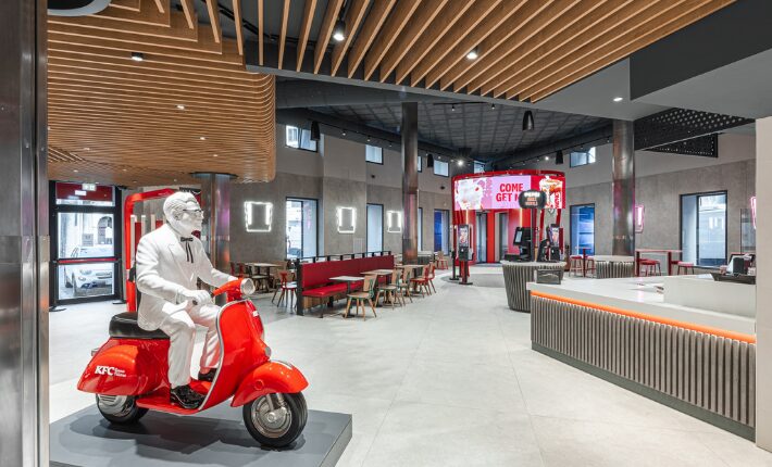 In September, Kentucky Fried Chicken opened its first Italian flagship store in Rome