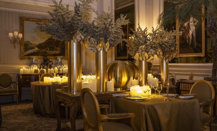 Stylish decorations at the Four Seasons Hotel George V