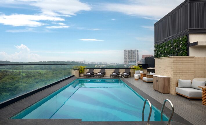 Swimming Pool - The Fern Mumbai Goregaon - Series by Marriott - credits Saadhvi Mehra