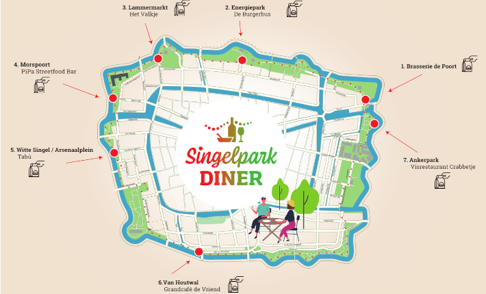 Singelpark Diner in Leiden