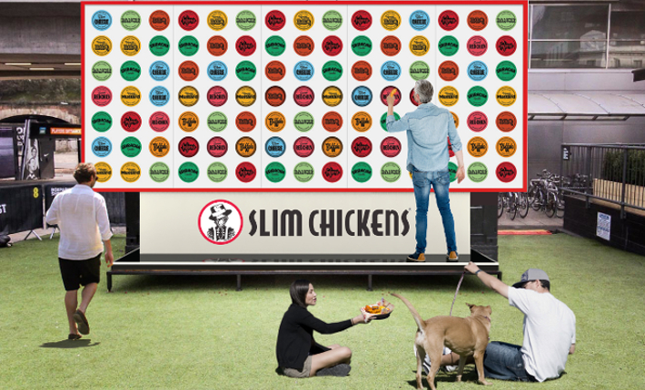 Slim Chickens dippable billboard
