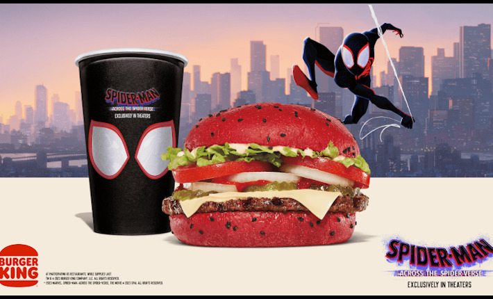 Spider-Verse Whopper available at Burger King in the USA