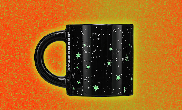 Starbucks Night Sky Glow in the Dark Mug