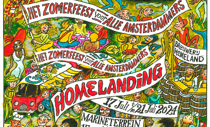 Summer festival Homelanding in Amsterdam