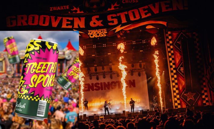 't Geet Hier Spoken- Grolsch blik - verkrijgbaar rondom de Zwarte Cross editie 2026 - credits Martin Hols voor de achtergrondfoto
