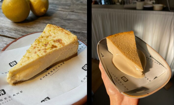 The Cheesecake Project in Amsterdam - cheesecake Basque style