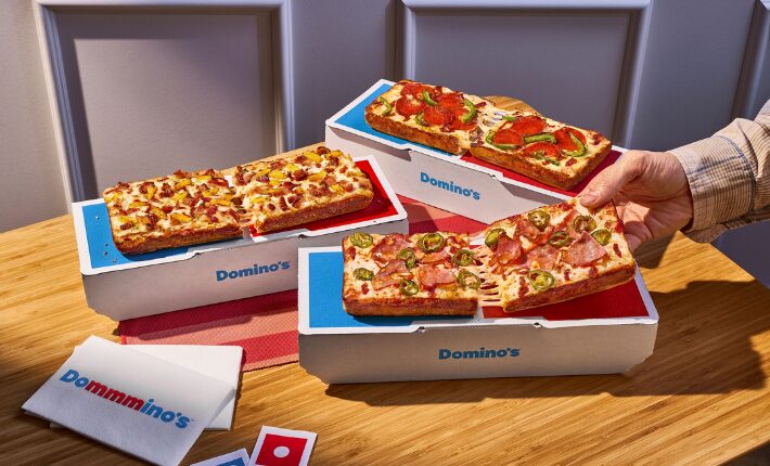 the Domino™ will be introduced in the US - A new Detroit-style pizza made for one