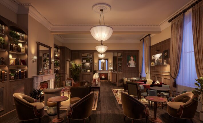 The Library Bar in the new The Hoxton in Dublin