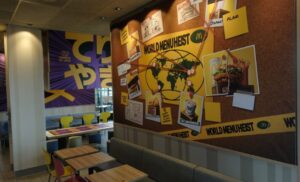 The McDonald’s restaurant in Breukelen is the Dutch flagship for the international World Menu Heist campaign