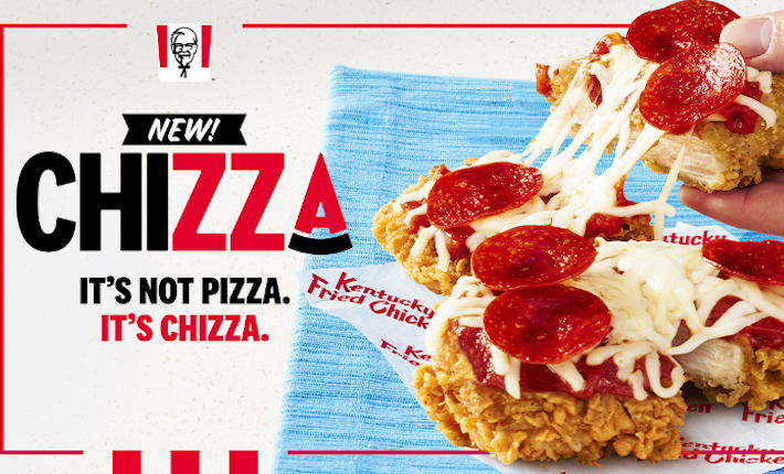 The Chizza - limited available at KFC USA