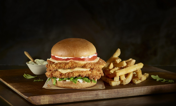 The Messi Chicken Sandwich at Hard Rock International - Made for yoy by Leo Messi