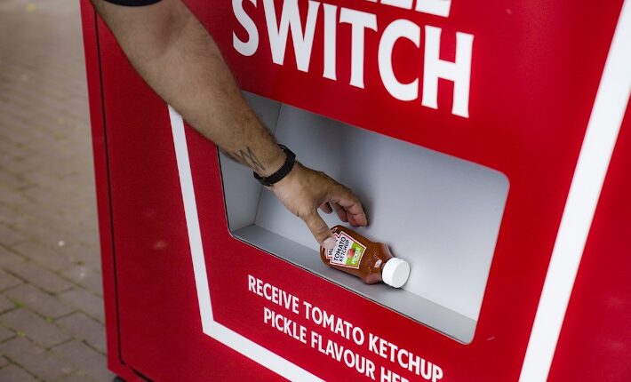 The Pickle Switch - Heinz pickle vending machine at Diego's Burgers in Rotterdam