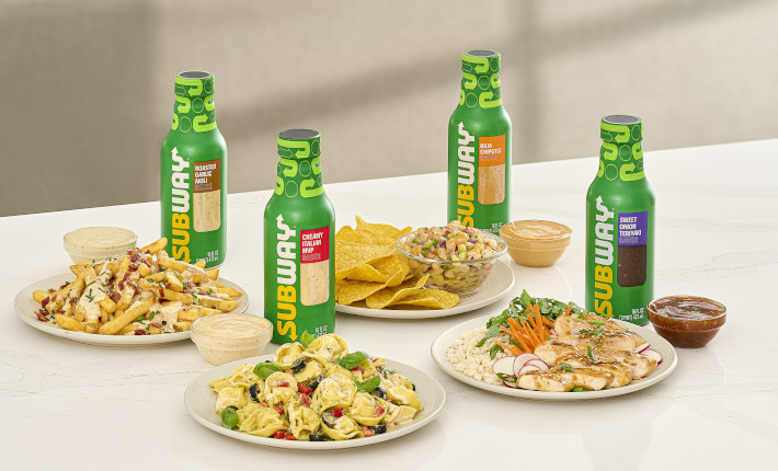 The four sauce flavors by Subway that will be available in supermarkets in the US