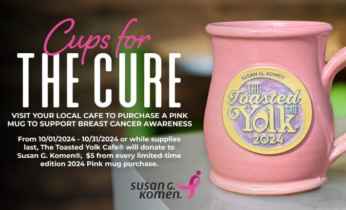 An idea? Pink mugs instead of bracelets for Breast Cancer Awareness Month