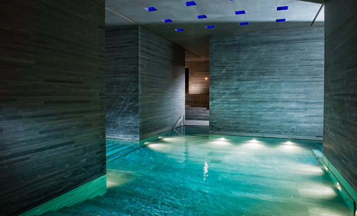 The thermal baths designed by Peter Zumthor