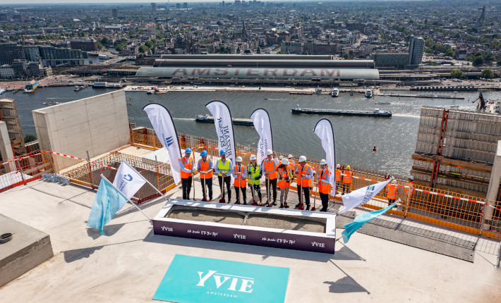 Topping out Maritim Hotel Amsterdam
