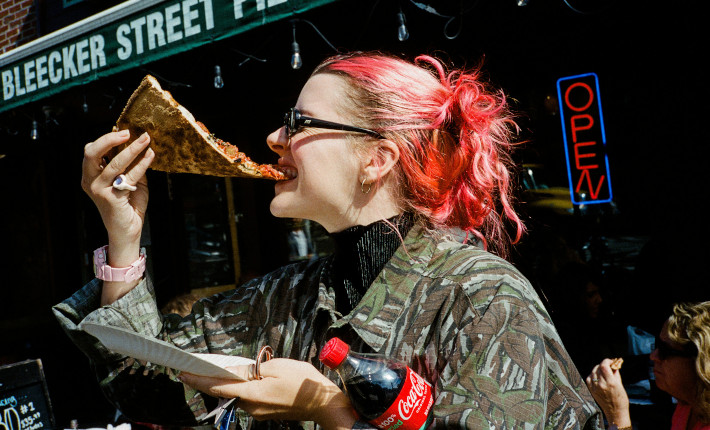 Toss In Take Out by Coca-Cola - kicking of at NYC's Bleecker Street Pizza October 24
