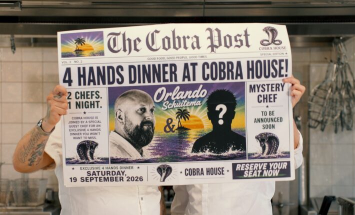 Viki Geunes × Orlando Schuitema - a friendship served on the plate at COBRA HOUSE