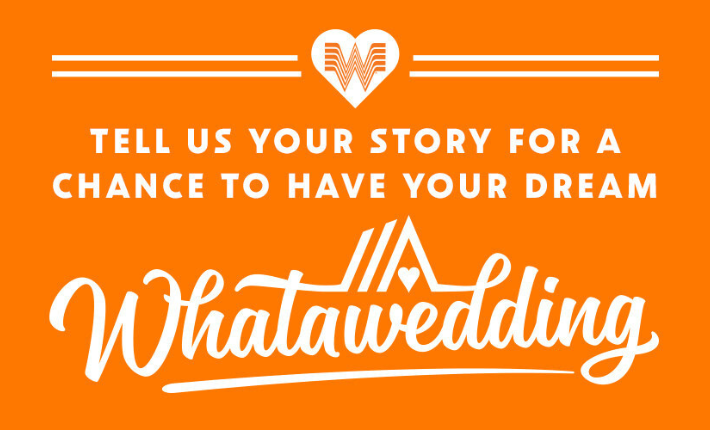 Whatawedding at Whataburger Las Vegas on Valentine's Day