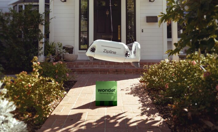 Wonder and Zipline team up to bring drone-delivered meals to Texas