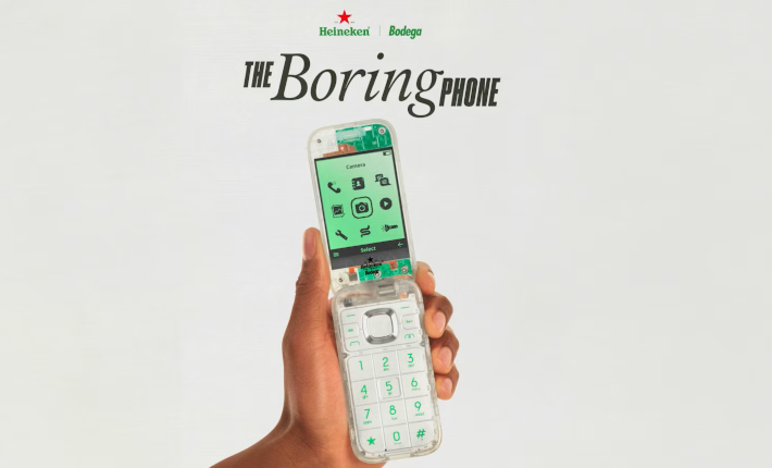 With US brand Bodega, Heineken launched 'The Boring Phone' - created by Human Mobile Devices