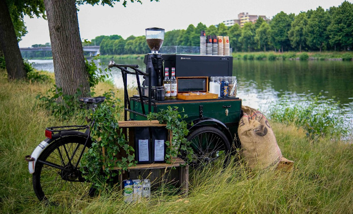coffee tricycle by Bar Company