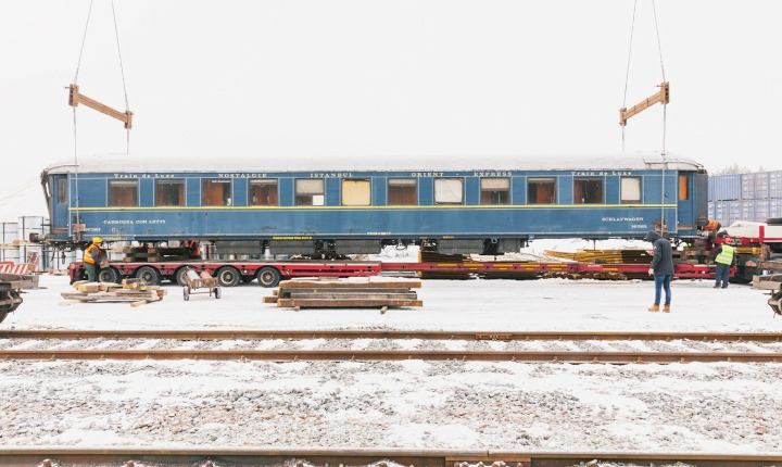 The Orient Express is back on track - cc Xavier Antoinet